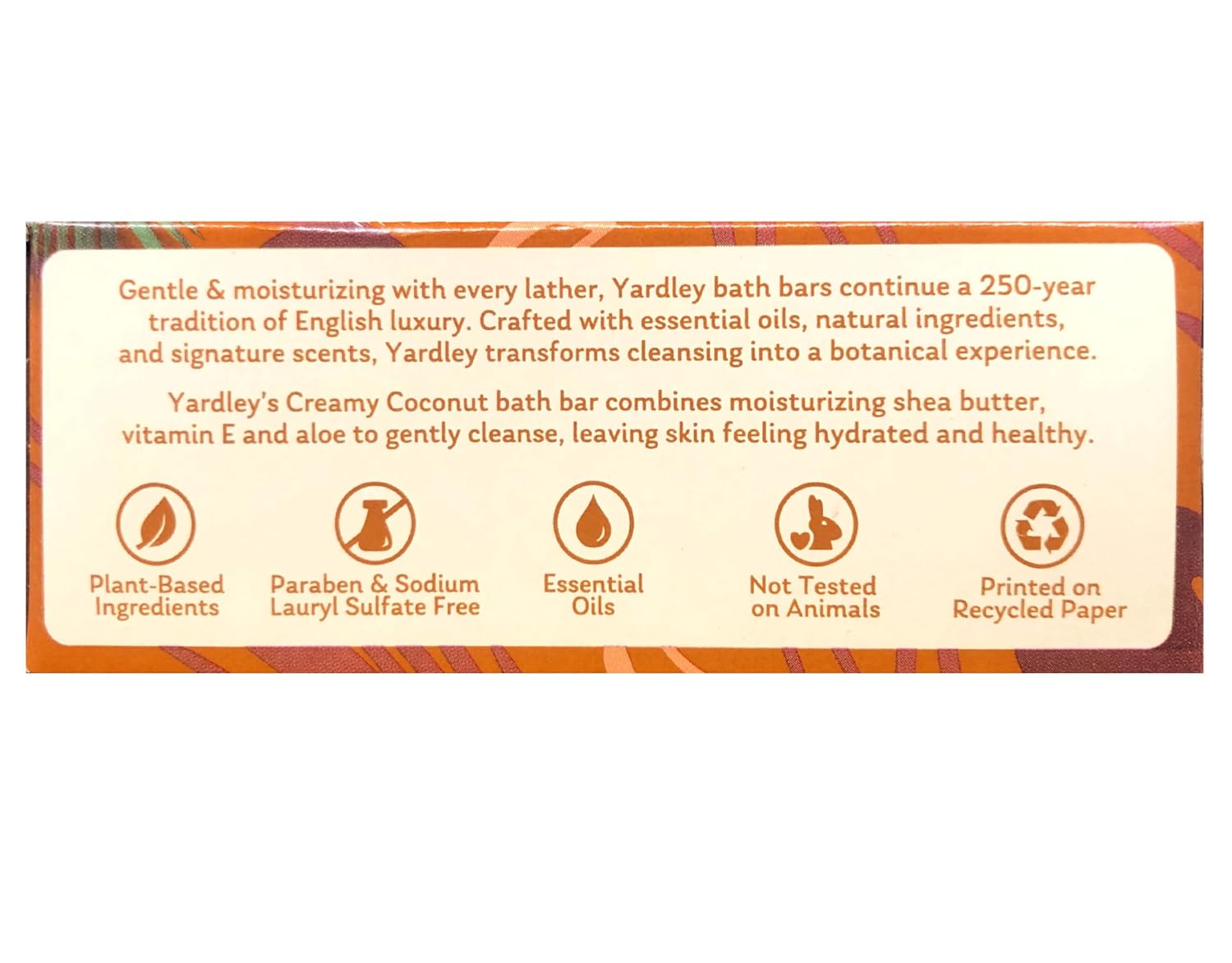 Yardley Creamy Coconut Bath Bar, 4 Ounces - Pack of 8 image 3