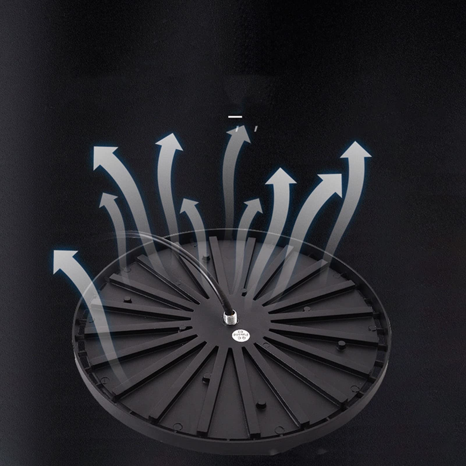 100W UFO LED High Bay Light 6500K Cold White LED High Bay Shop Light for Shop Garage Barn — view 5