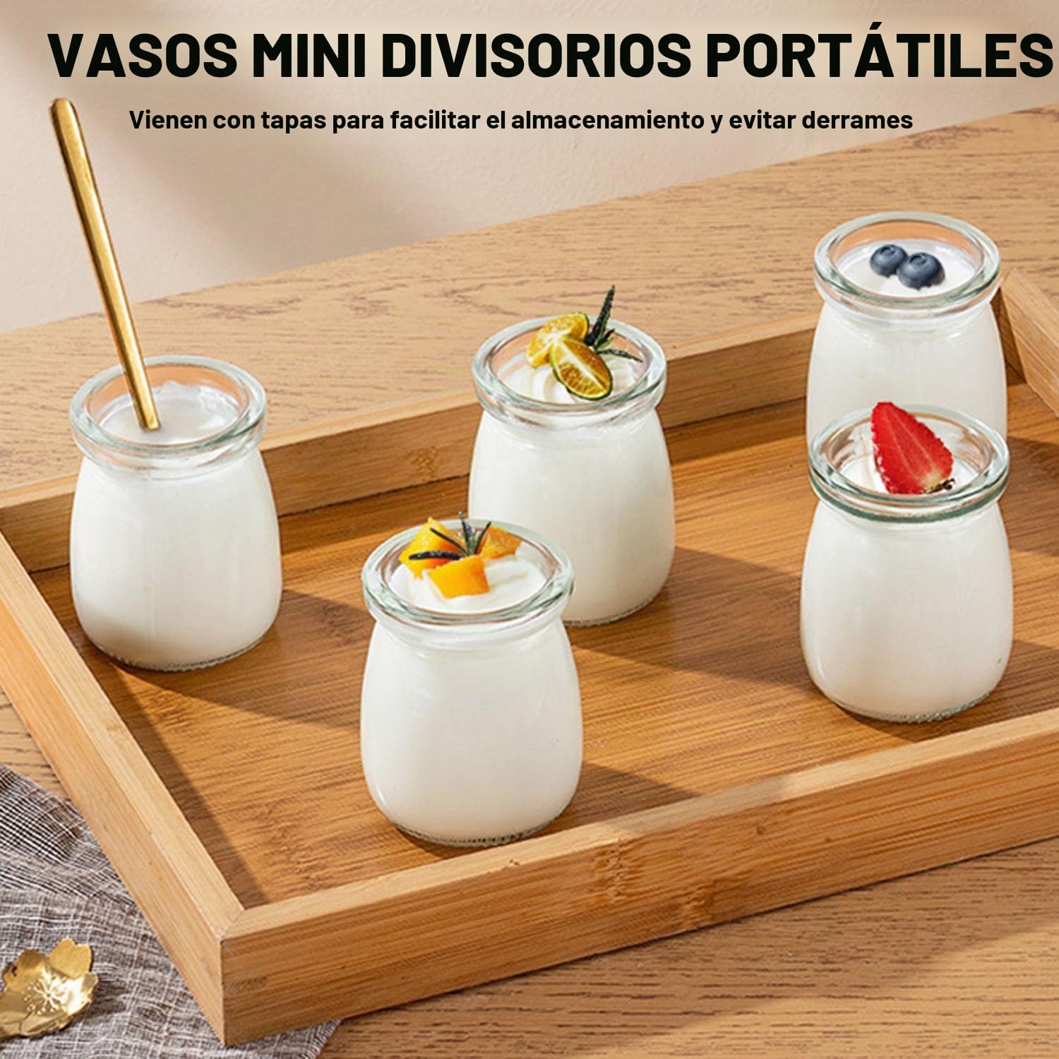 Máquina para hacer yogur de 1200 ml, máquina de yogur probiótico 36 horas con control de temperatura, yogurt con 5 tarros de vidrio para yogur griego casero, vegano