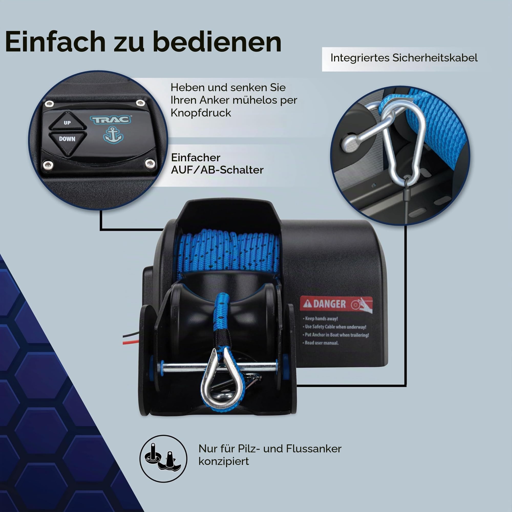 Pontoon 35 Elektrische Ankerwinde