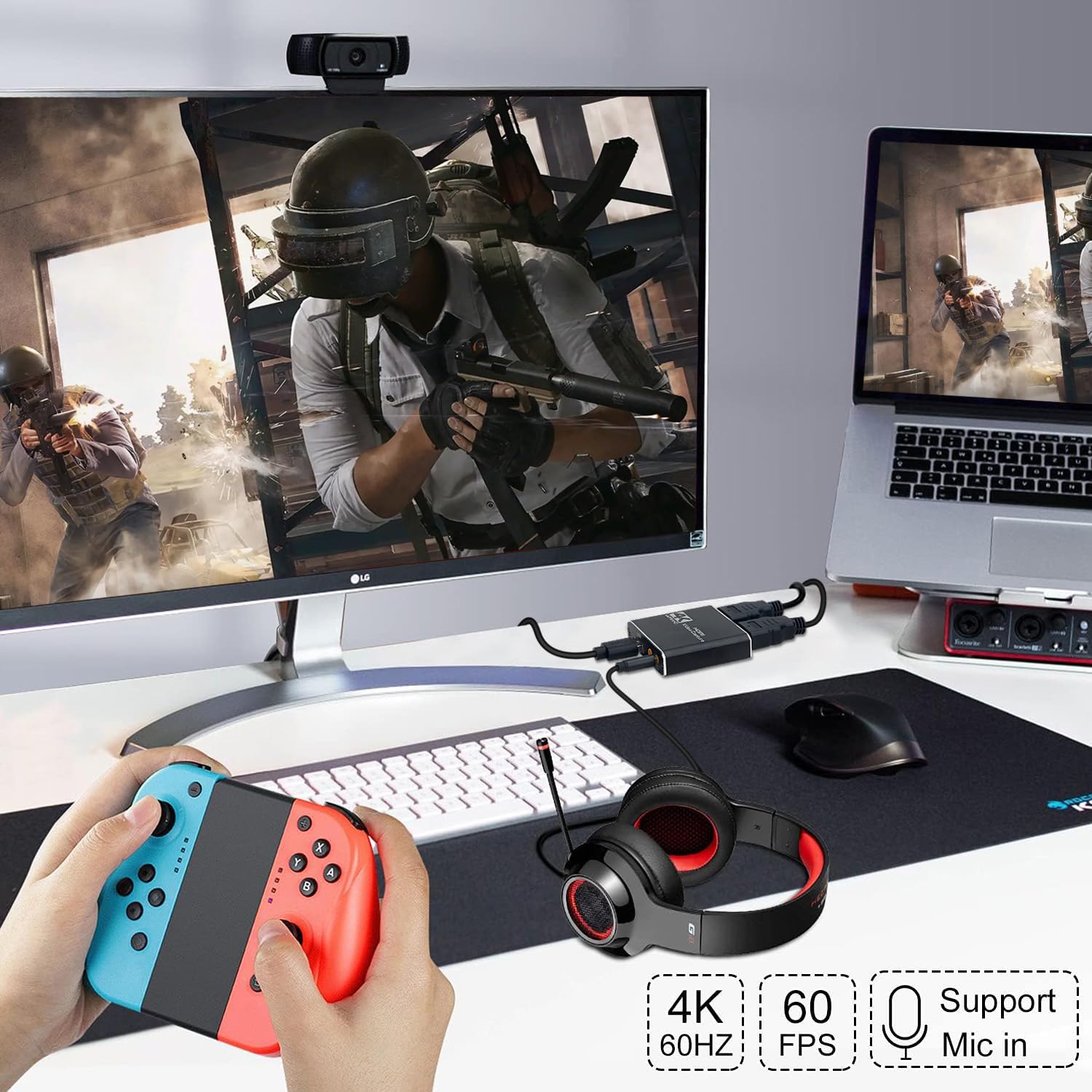 Amazon.co.jp: キャプチャーボード Switch対応 4K HDMI パススルー