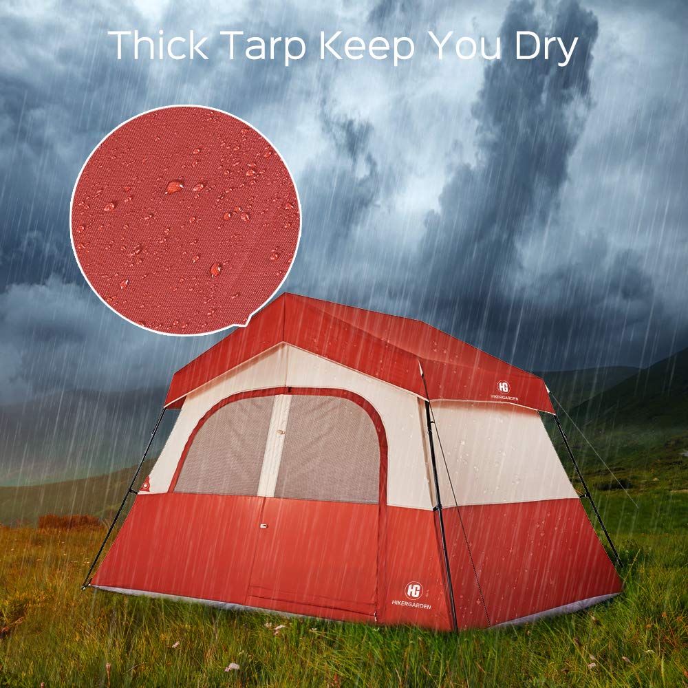 TOMOUNT 5 Person Tent - Easy & Quick Setup Camping Tent