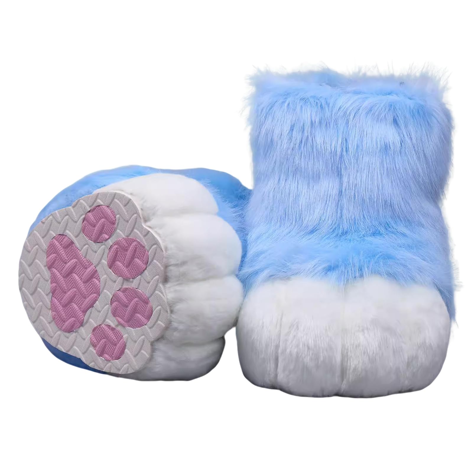 Fursuit Feet Paws,Furry Animal Paw Shoes with Non-Slip Sole