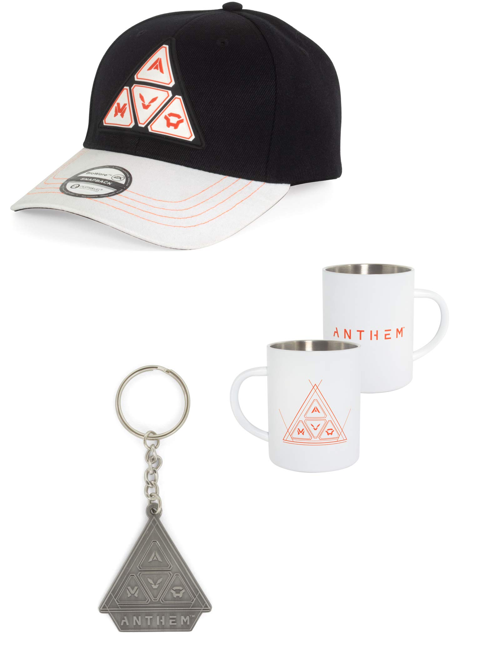 Anthem: Steel Mug, Snapback & Keychain Bundle