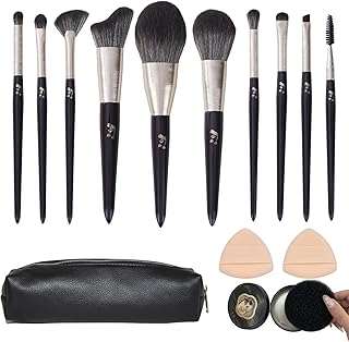 Juego de 10 brochas de maquillaje profesional...