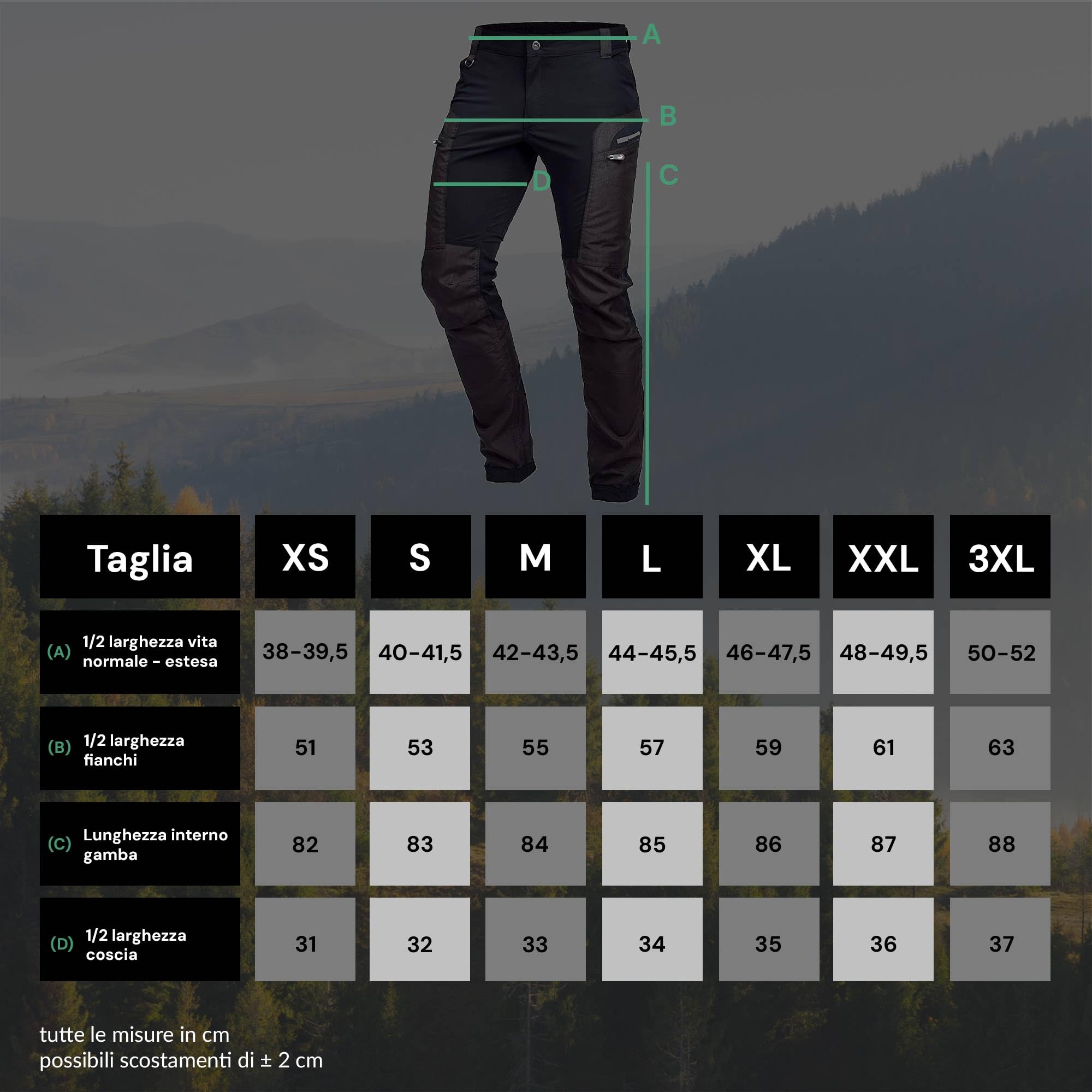 PUMA Workwear ProOne Adventure - Pantaloni da trekking da uomo, traspiranti e durevoli, parzialmente idrorepellenti, ripstop cargo
