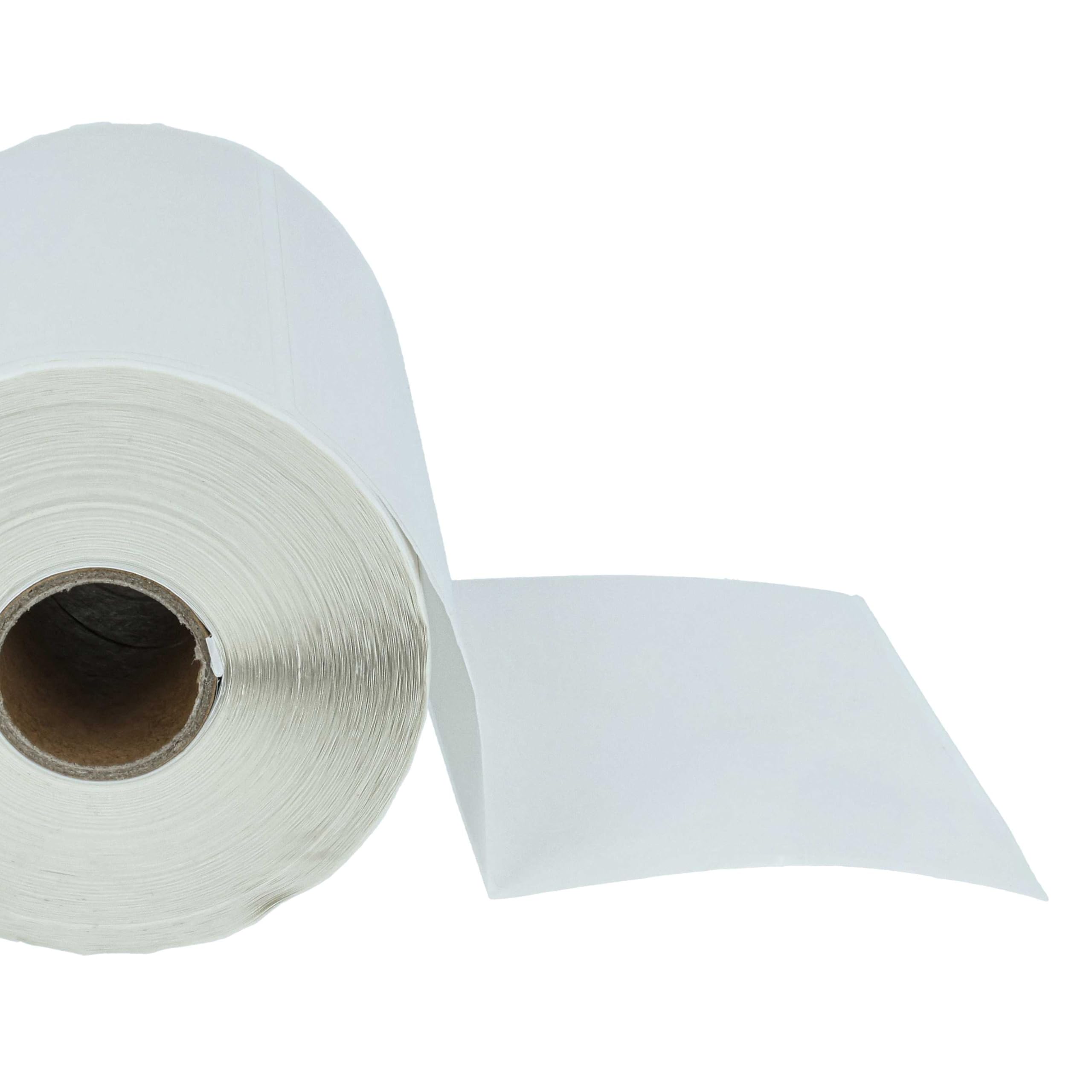 vhbw 10x rotolo etichette 76,2mm x 101,5mm (500 etichette) compatibile con Sato CX400 etichettatrice - autoadesivo bianco