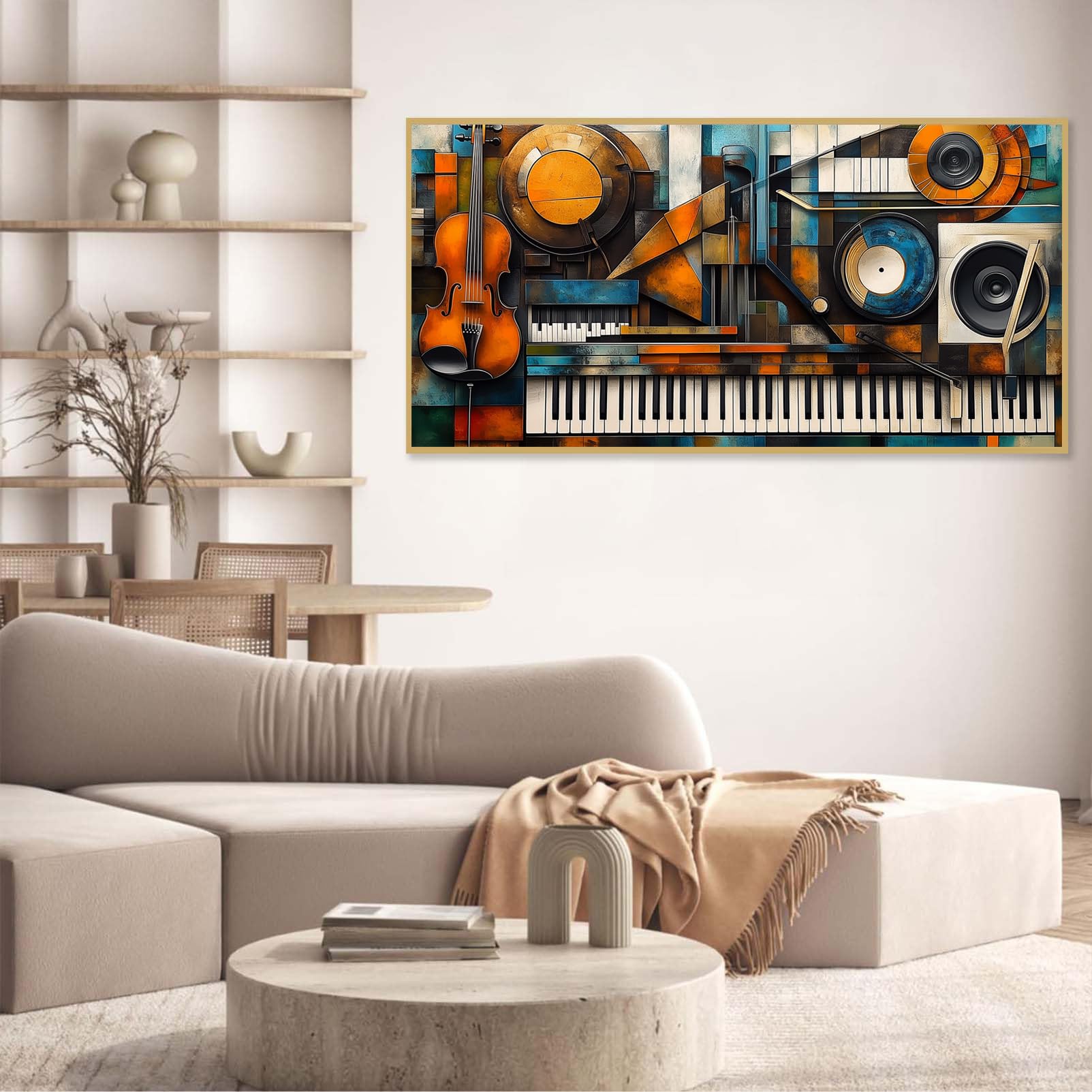 Amazon.com: Musical Instruments Abstract Canvas Painting