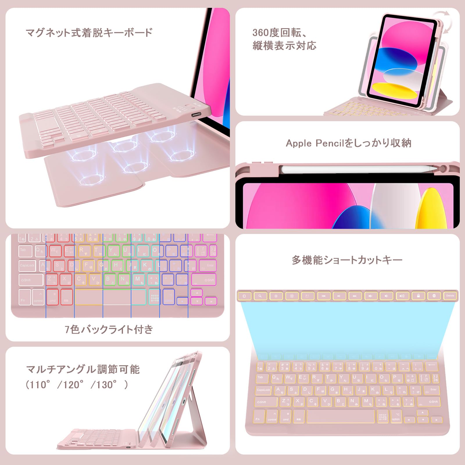 Amazon.co.jp: RAYMCRAFT iPad 11（世代 (A16,2025)/10世代キーボード