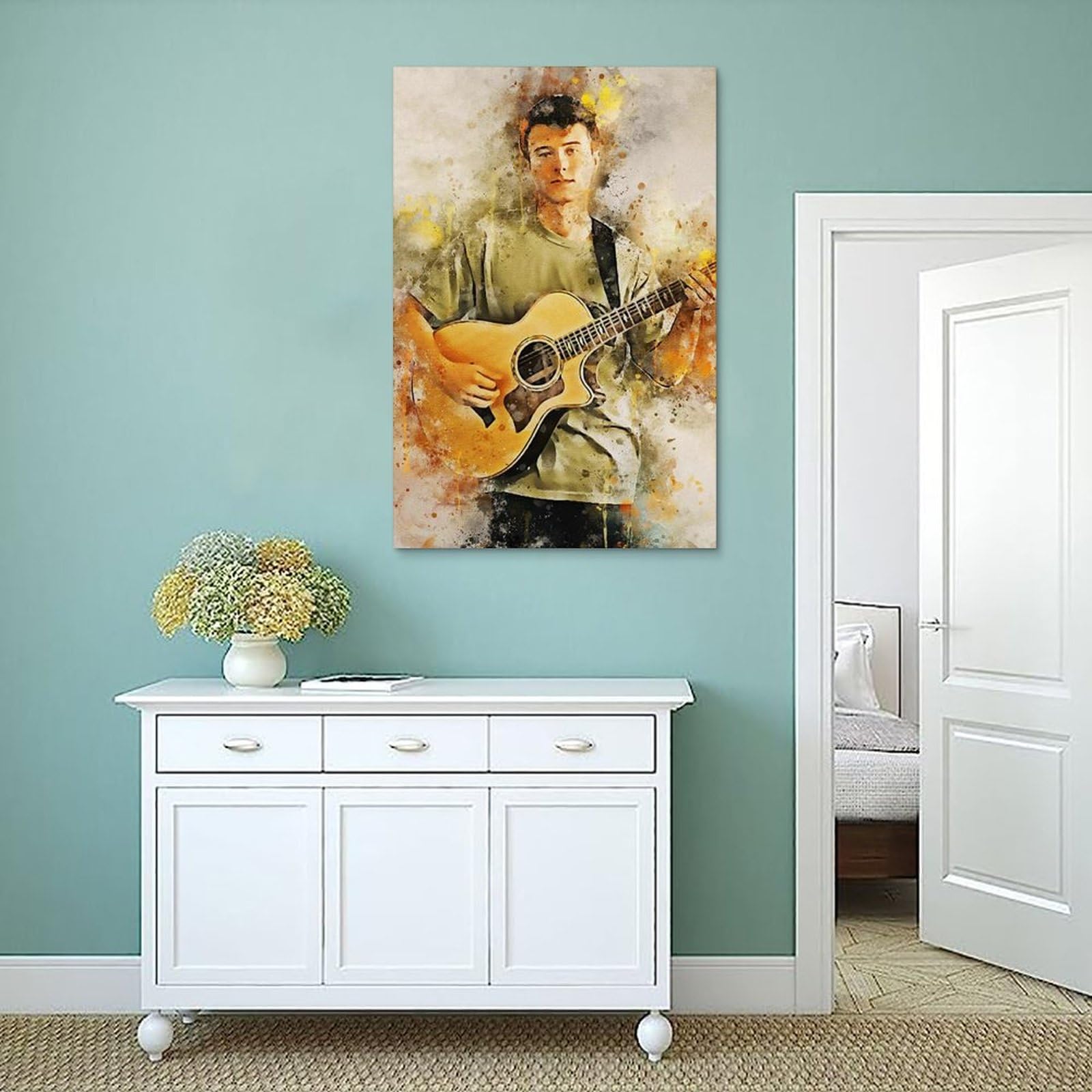 Amazon.co.jp: DEVINK ALEC ベンジャミンポスター 装飾絵画 キャンバス
