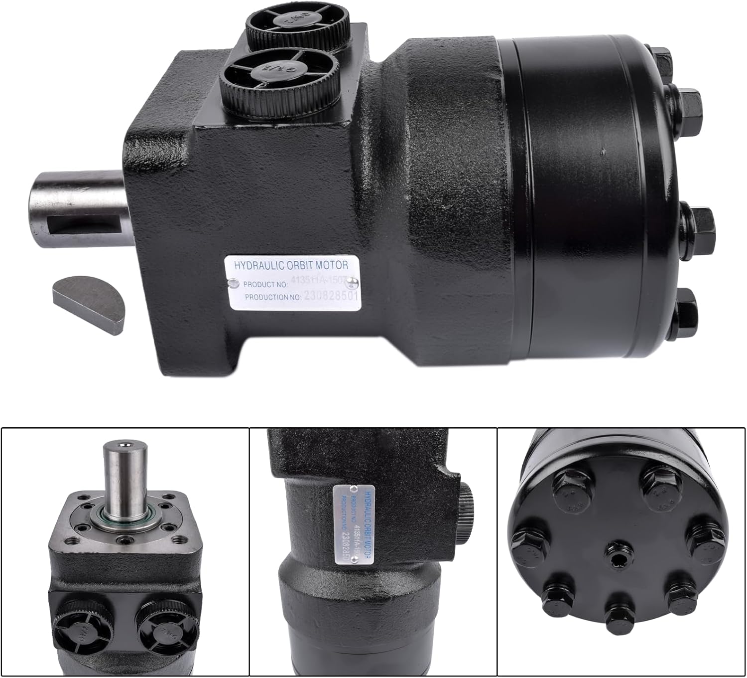 Hydraulic Motor Replacement for Eaton Char-Lynn H Series Standard 4 Bolt Mount 101-1004-009 101-1004