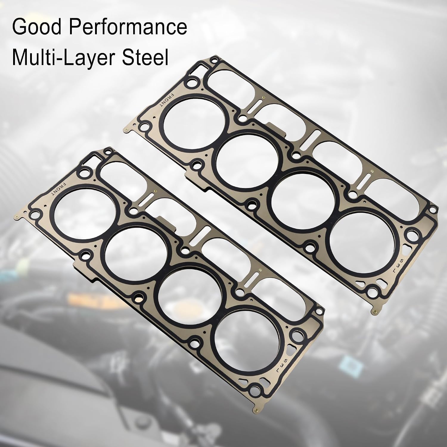 Head Gasket Set with Head Bolts Compatible with Chevrolet Silverado 1500 Suburban Tahoe for GMC Sierra 1500 Yukon Yukon XL 5.3 V8 Engine 2014-2020 Replace HGS4308 12700877 HS26744PT
