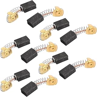 Aexit 5 Pairs Mounts & Accessories 45x18x11x7mm Carbon Brushes Power Tool for Electric Hammer Accessories Drill Motor