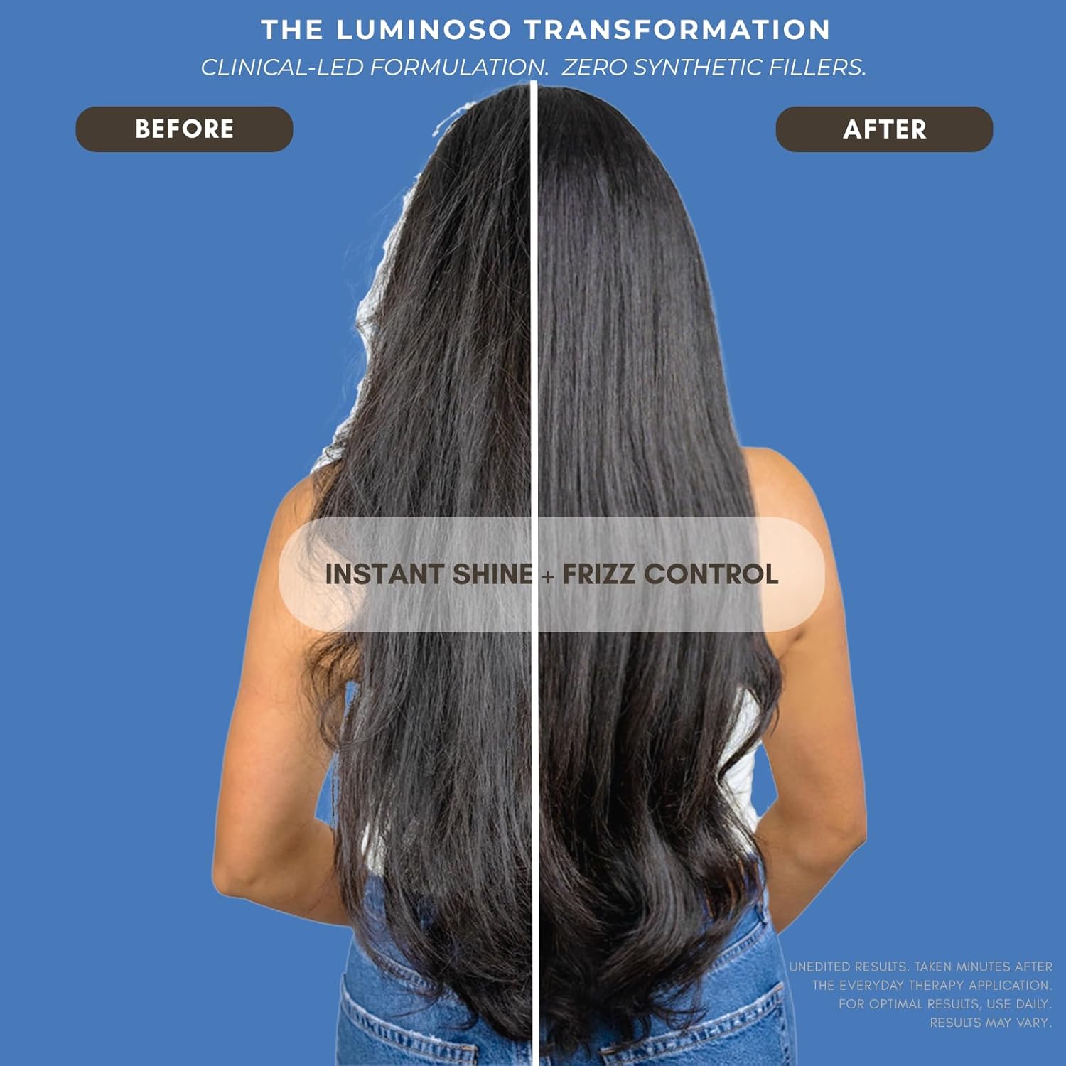 Smooth & Shine Hair Oil – The Everyday Therapy | Frizz Control & High-Shine Serum