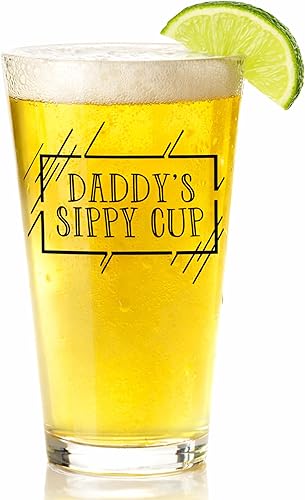 Miniatura 6 de COOL AF Daddy's Sippy Cup - Vasos de whisky divertidos y regalos de bourbon para hombres, regalos de papá para nuevos papás y maridos, resistente a