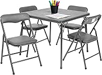 Vista 12 de Flash Furniture Mindy Kids - Mesa plegable de color bronceado para niños