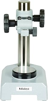Mitutoyo 7002-10 Dial Gage Stand, 3/8"/8 mm Dia Stem Hole, with Flat Anvil