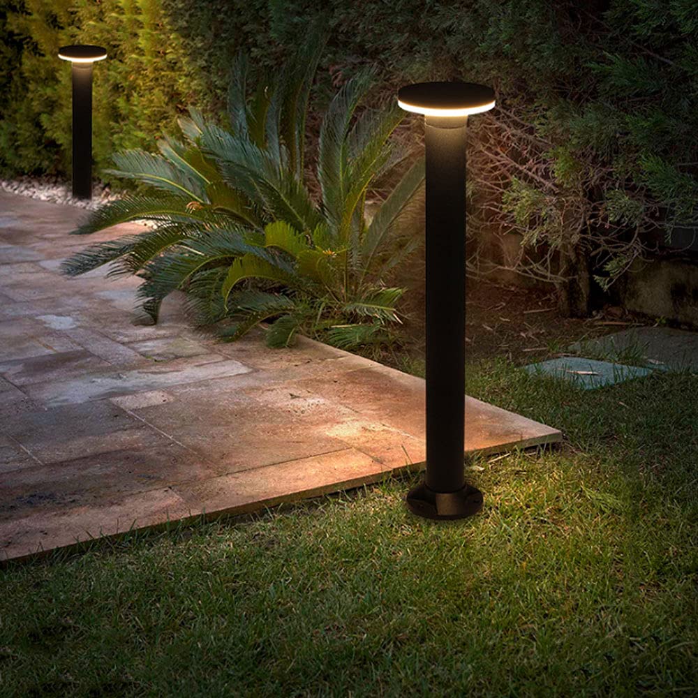 Lampione da giardino Lampada da esterno a LED per esterni Lampada da paesaggio per esterni Illuminazione da esterno Lampada da palo Lampada a colonna sul corridoio del ponte per lampione da cortile