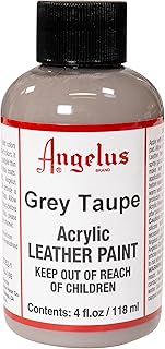 Angelus Acrylic Leather Paint, 4 Fl Oz (Pack of 1), Grey Taupe
