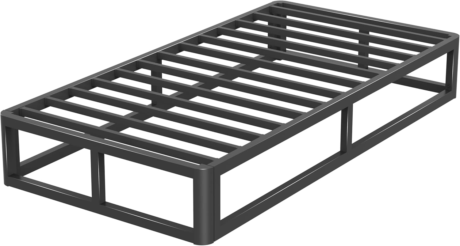 Yitong Angel 10 Inch Twin Bed Frame with Round Corner Edges