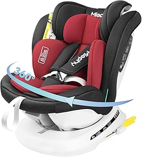 I-Size 360°drehbar Kindersitz, Gruppe 0+1/2/3, 0-12 Jahre, 40-150 cm, Baby Autositz mit isofix