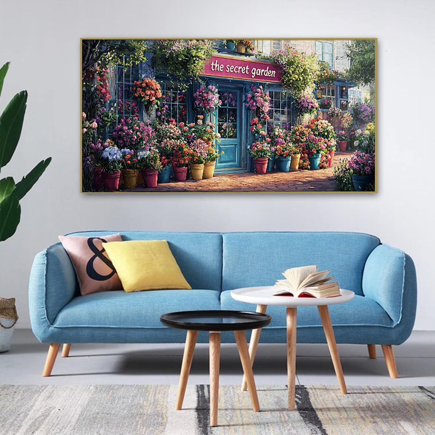 Puzzle de Madera para Adultos 1312 Piezas - Floristería, Obra de Arte de Juego de Rompecabezas para Adultos, Puzzle de Impresión de Alta Definición Multicolor, Pasatiempo Creativo Regalo b-410