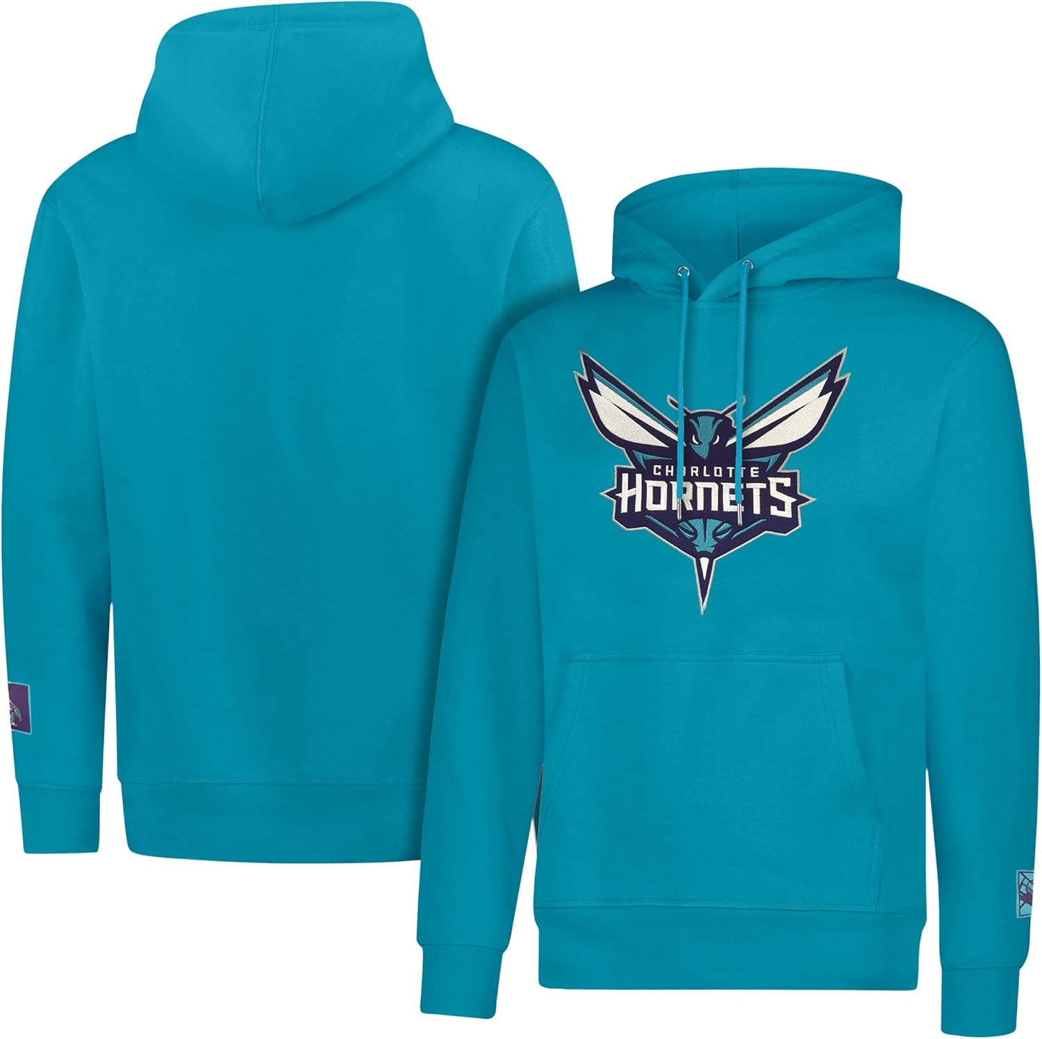 Ultra Game Adults NBA Official Classic Embroidered Hoodie Sweatshirt - Image 2