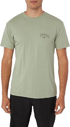 O'NEILL Camiseta de manga corta con logotipo de Wave para hombre, cómodas camisetas gráficas para hombre, camisa de manga corta con estampado