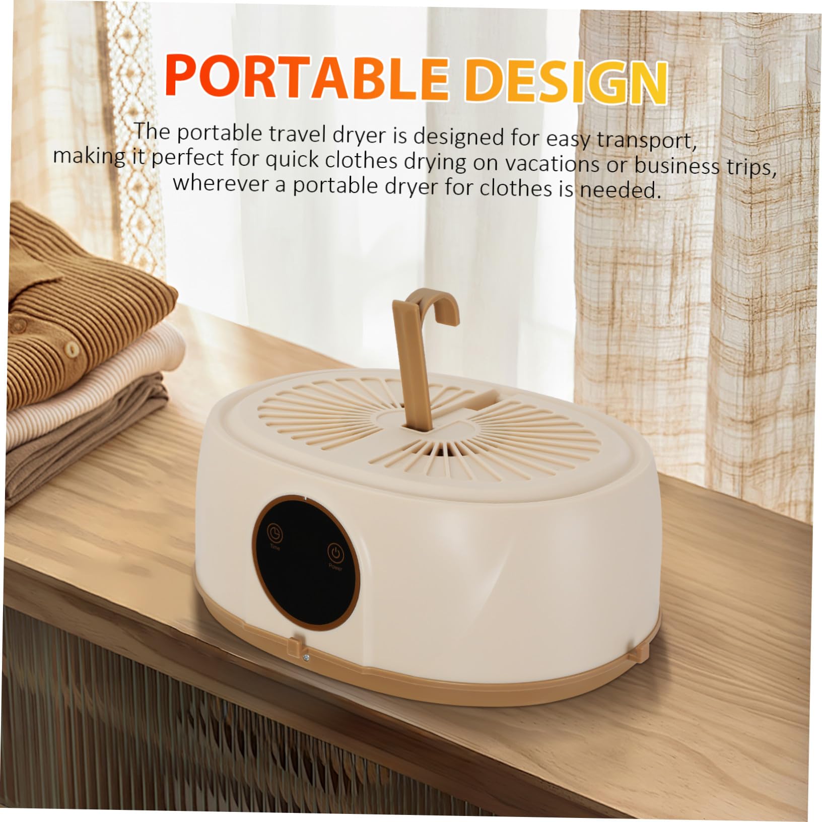 Secadora Portátil de Ropa Original Europea Ac220-240v para Viaje