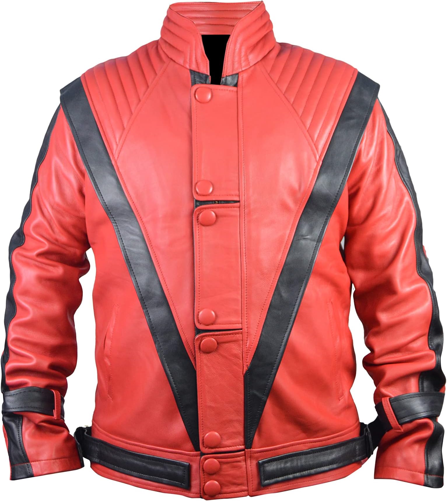 TLW Thrill-er Leather Jacket, RED, Sheep Leather
