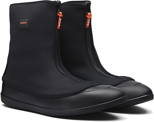 Miniatura 2 de SWIMS Cubiertas de zapatos para hombres, impermeables, reutilizables, botas protectoras de invierno, zapatos de galoshos de mafioso de senderismo al