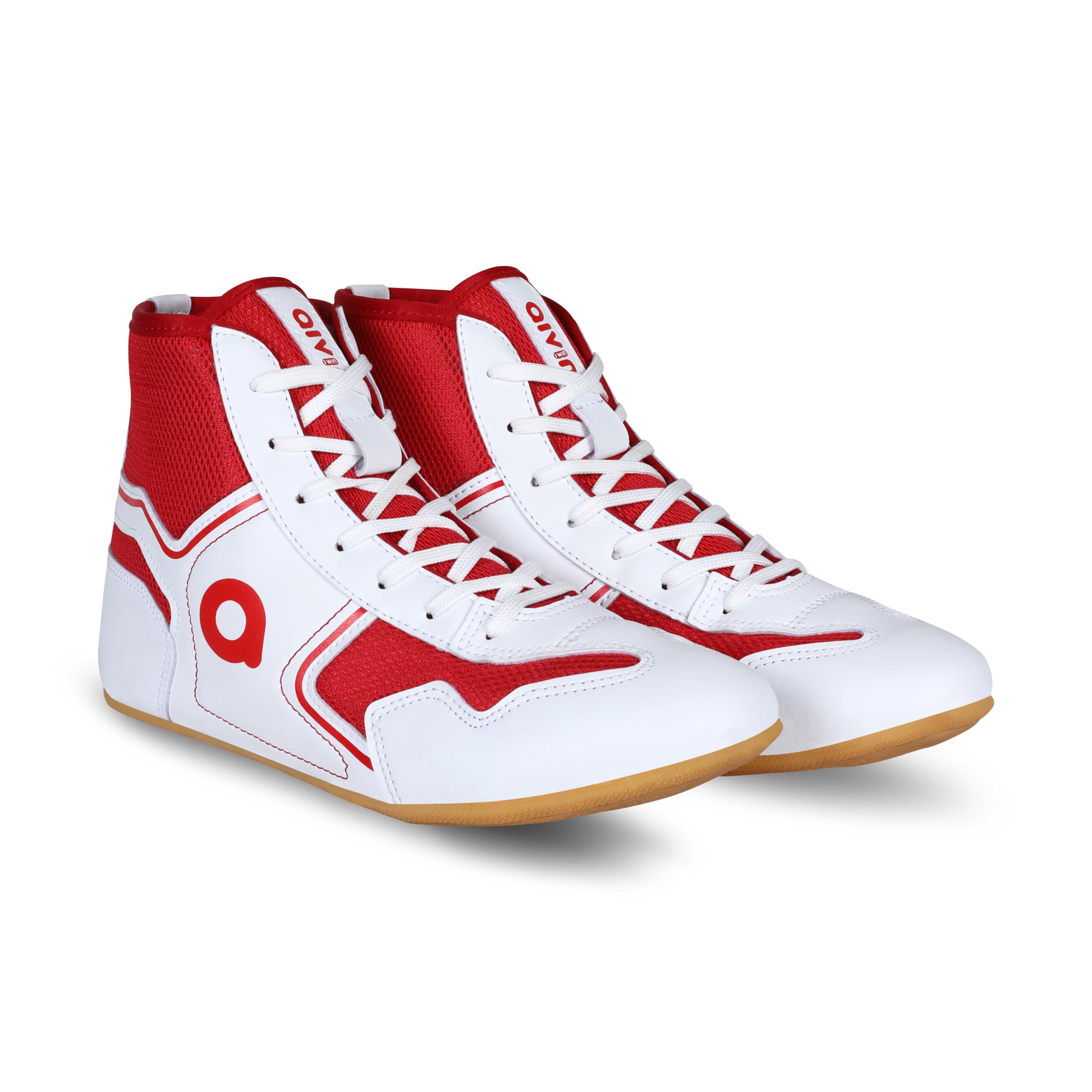 AIVIN Pro Kabaddi League Shoe (White/Red, UK Footwear Size System, Adult, Men, Numeric, Medium, 11) 3