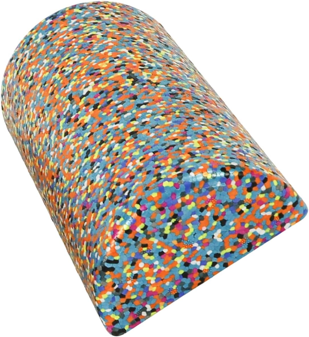 HEMOTON Colorful Half Round Foam Roller Lightweight Muscle Massage Tool for Back and Physical Therapy Portable Semicircle Balance Trainer for Reflexology and Fitness Exercises