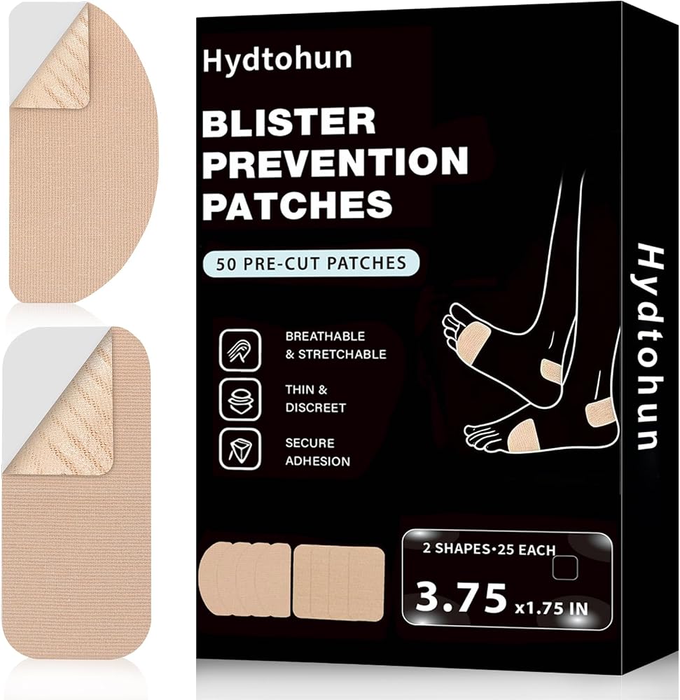 Flexible Moleskin Blister Pads, 50 Pcs Cotton Linen Anti-Friction — 사진 1