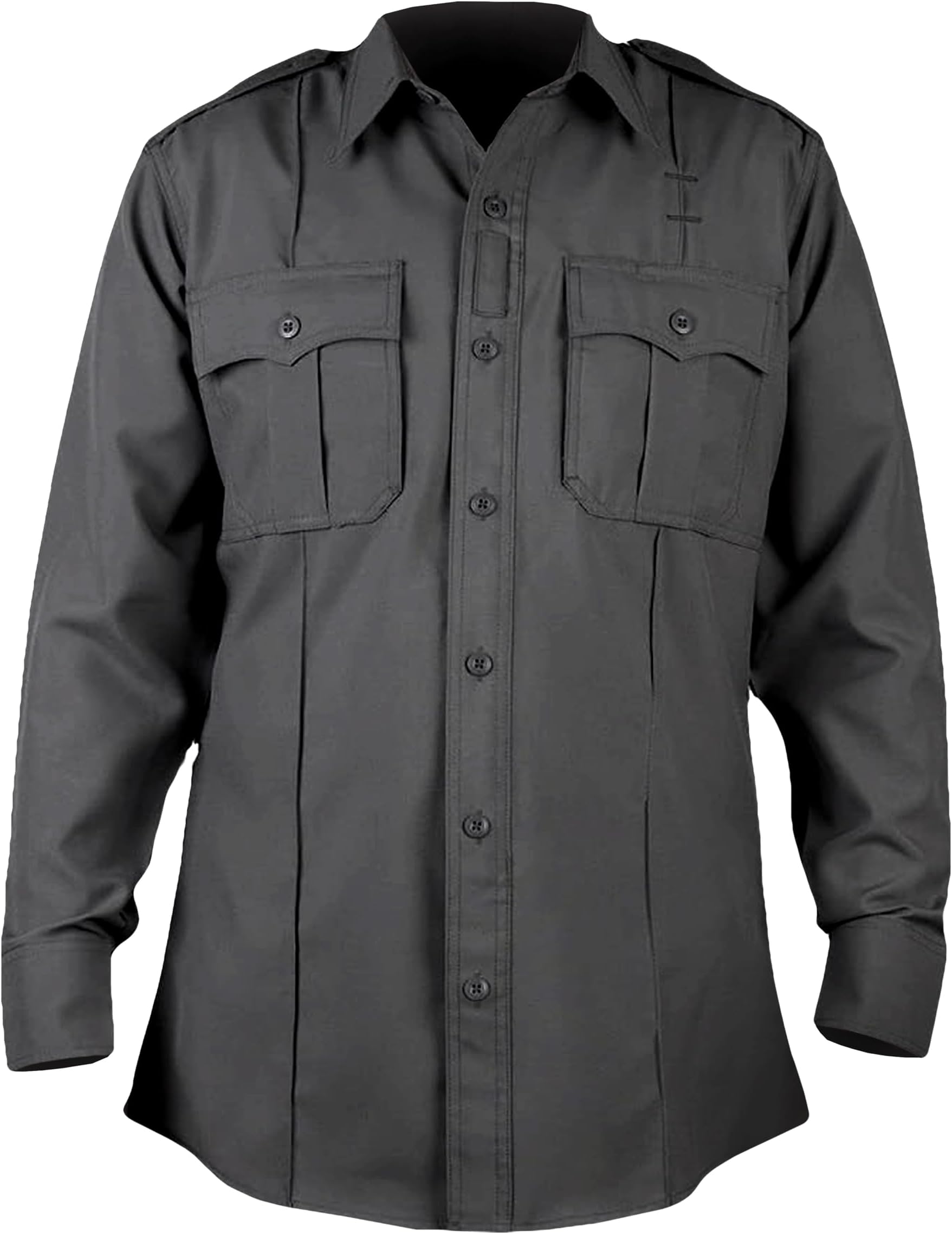 First Class 100% Polyester Long Sleeve Zippered Uniform Shirt