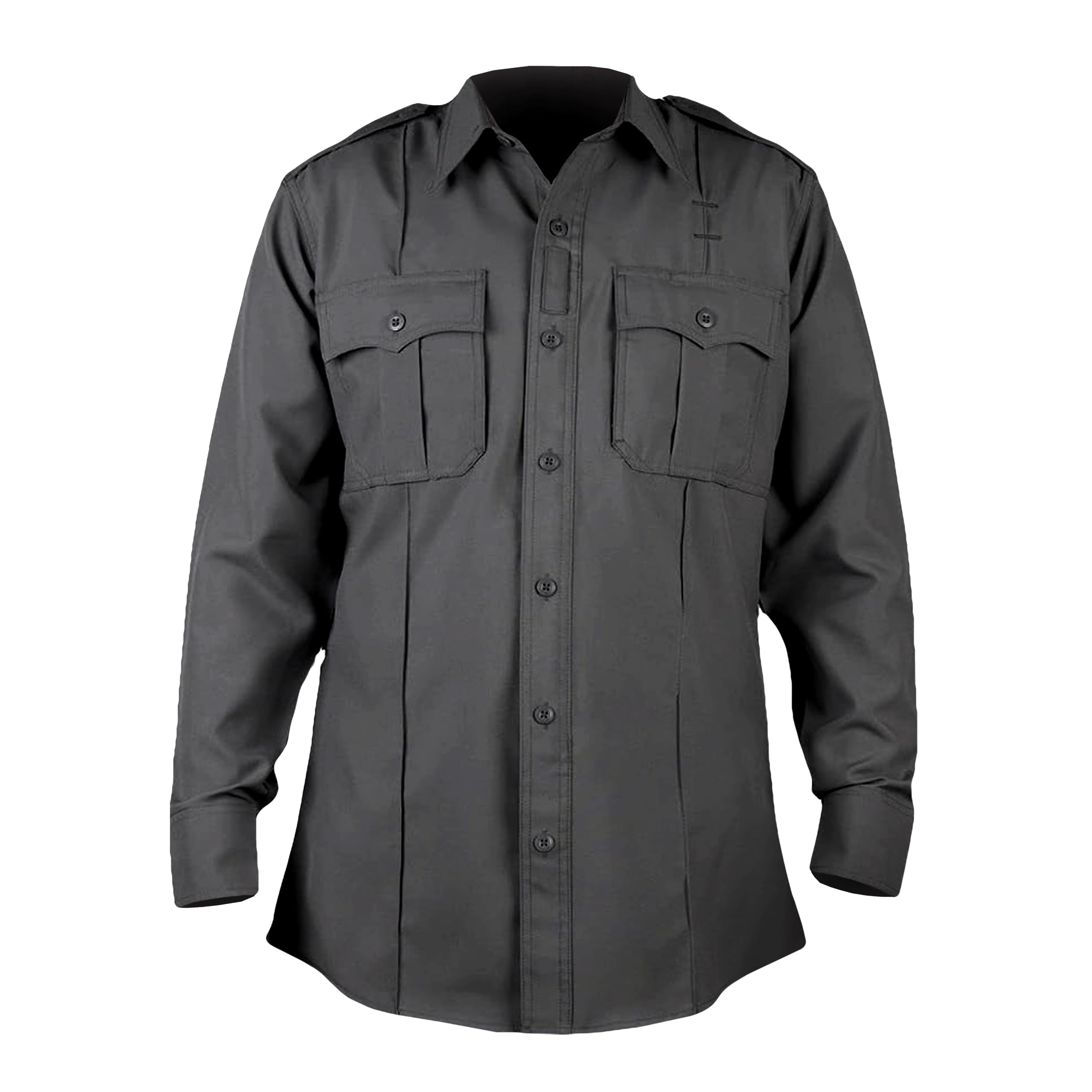 100% Polyester Long Sleeve Zippered Uniform Shirt