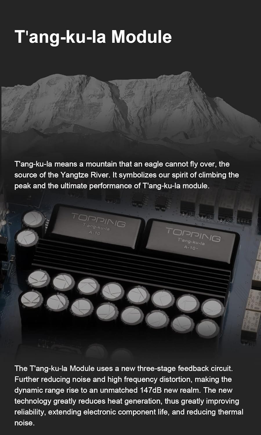 Topping A70 Pro Fully Balanced Headphone Amplifier 17000mW*2 Relay Volume Control Pre Amp with Remote Control(Silver)
