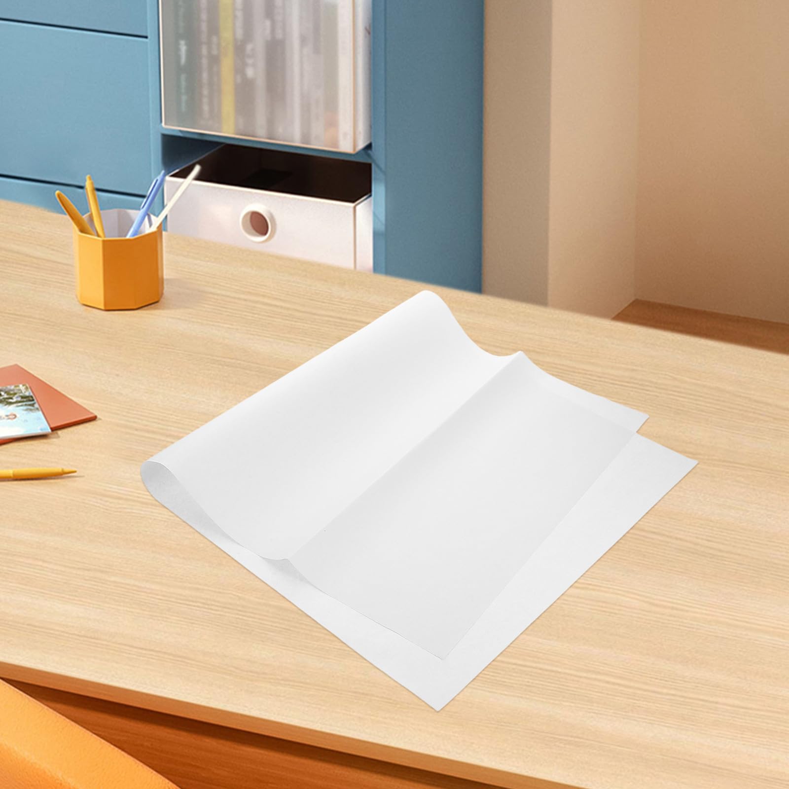 Feuille D'emballage 100 Feuilles 70x38cm en Papier Blanc | Déménagement et Expédition, Adaptée aux Électroniques et Objets Fragiles, Légère et Résistante