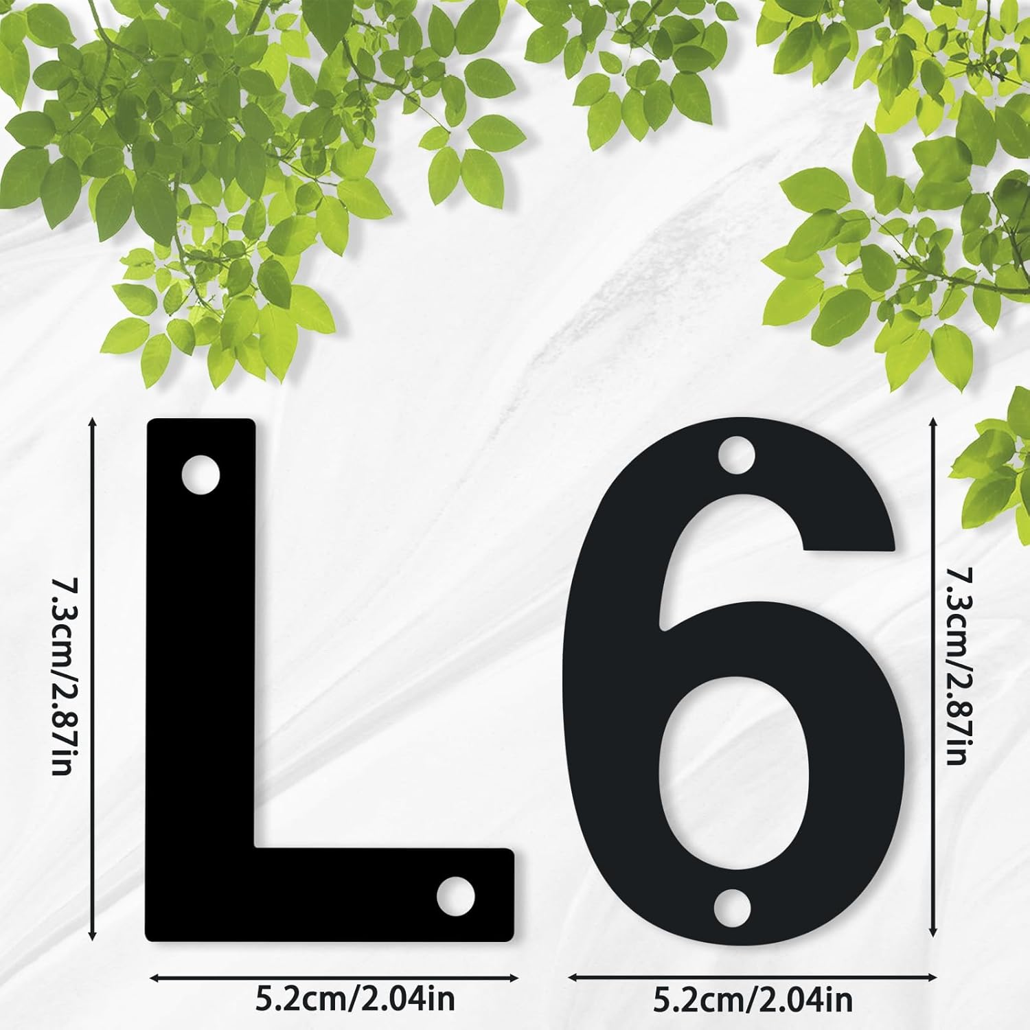 Modern House Numbers for Outside,Mailbox Numbers and Letters,3inch Metal Black Address Numbers,Garden Door Mailbox Decor Number,Custom House Number Sign with Screws (Black-1, 3inch)