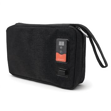 Portable USB Wipes Warmer, Car Wipes Heater Warmer with Digital Display Screen, 30C to 60C Adjustable Heating Temperature, for Car, Home, Travel, Camping