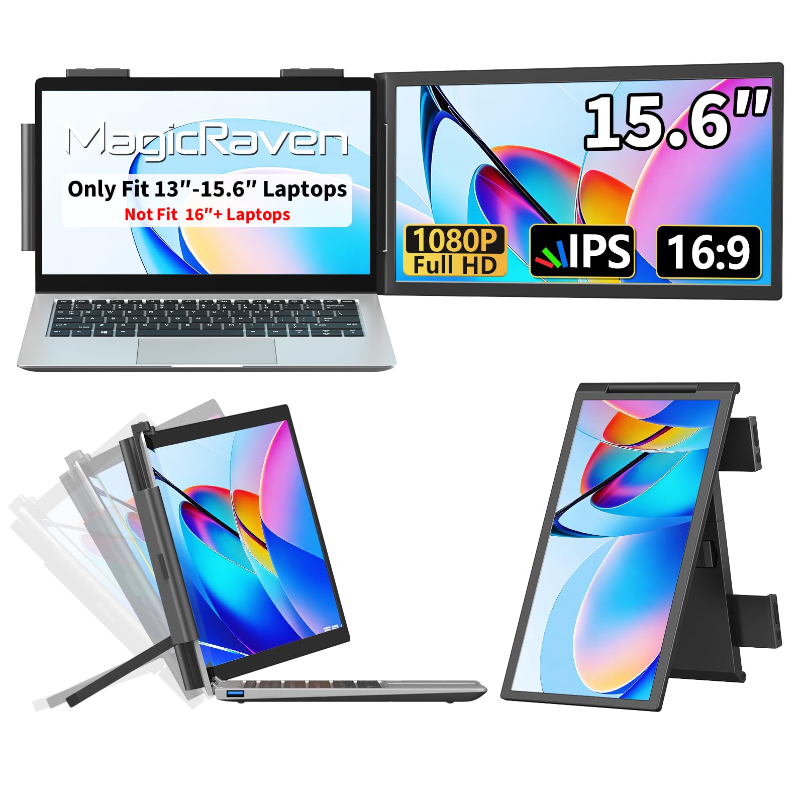 Amazon.com: MAGICRAVEN Laptop Screen Extender, 15.6