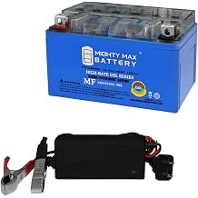 Mighty Max Battery YTX7A-BS GEL Battery Replaces GS GTX7A-BS + 12V 1Amp Charger