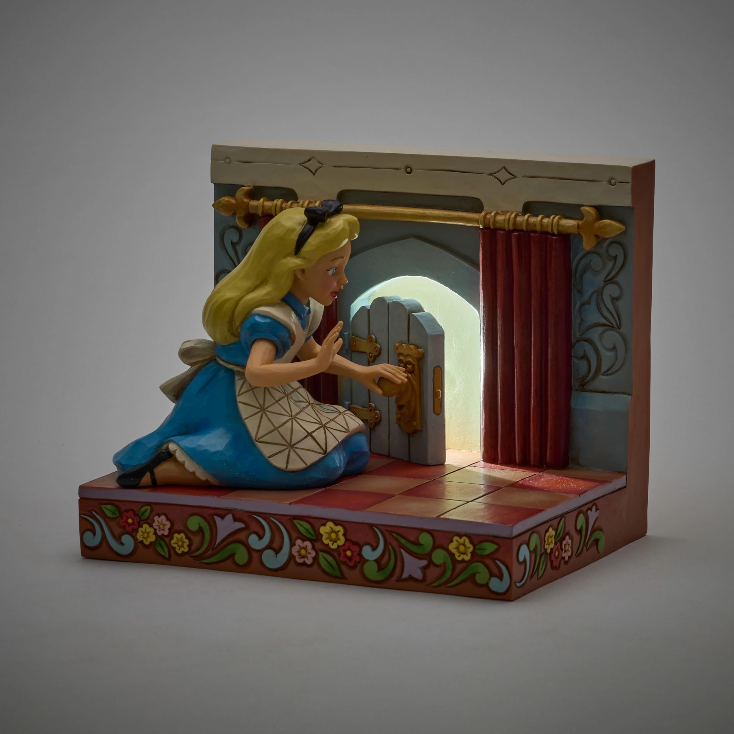 Disney Traditions 6016902 Porta LED Alice nel Paese delle Meraviglie
