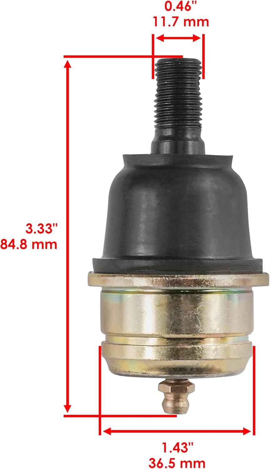 Caltric Complete Upper and Lower Ball Joint Set Bombardier Compatible With Can-am Ds650 Baja 2002 2003 2004