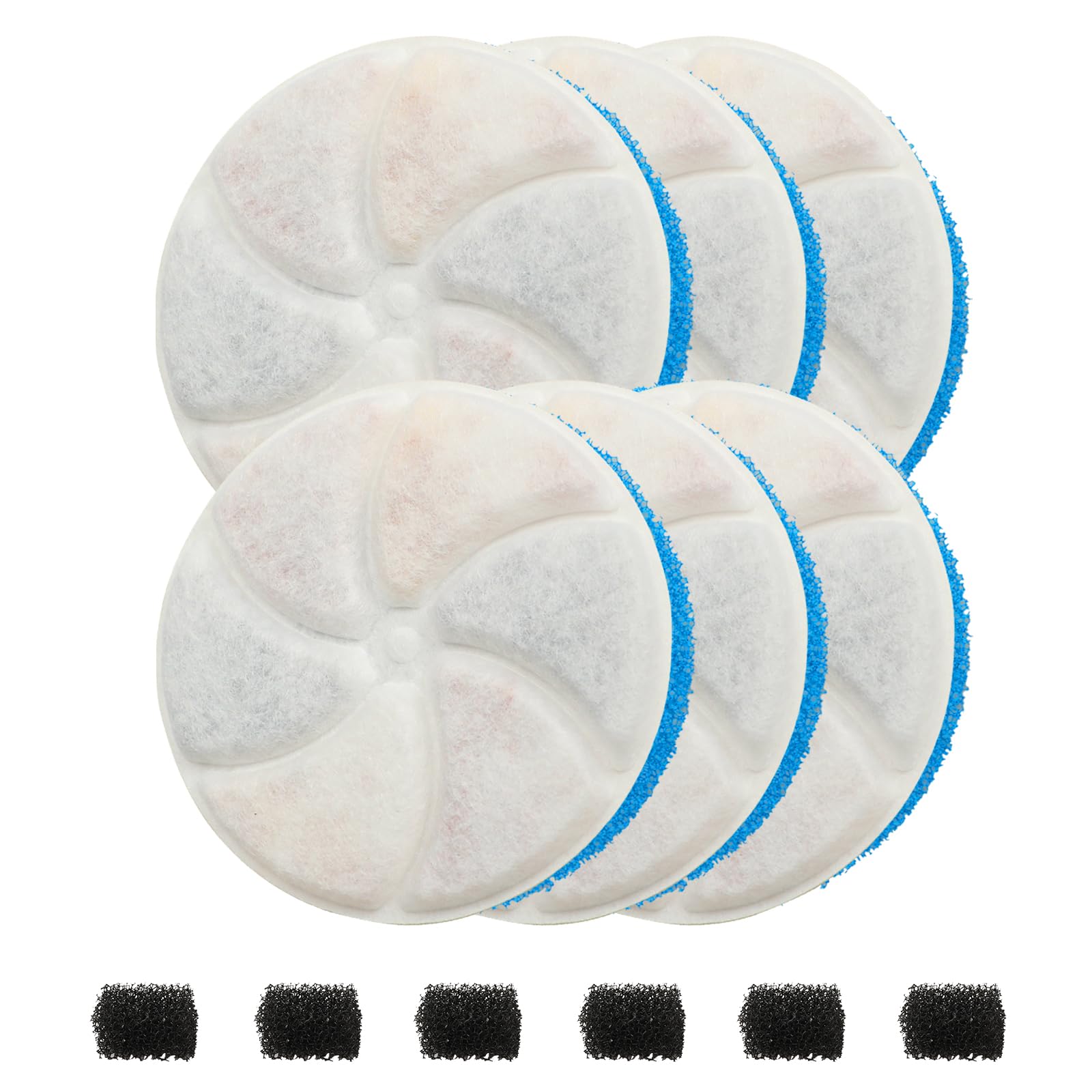 6Pc Katzenbrunnen-Filter