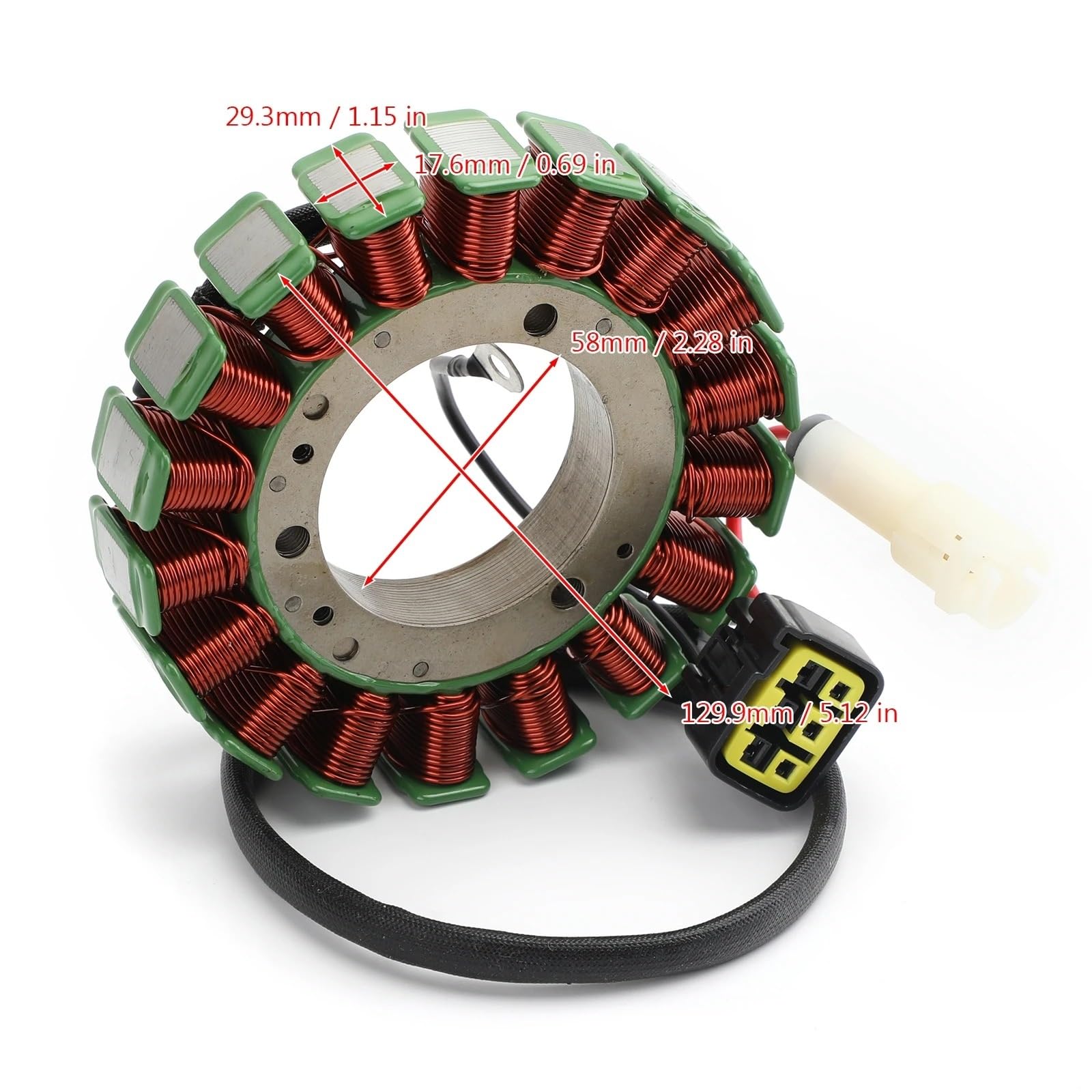 Estator Magneto Para Fuerabordas De 4 Tiempos 115HP F115 FL115A 2000-2013 Bobina Estator Motor Magneto Generador 68V-81410-00 68V-81460-00