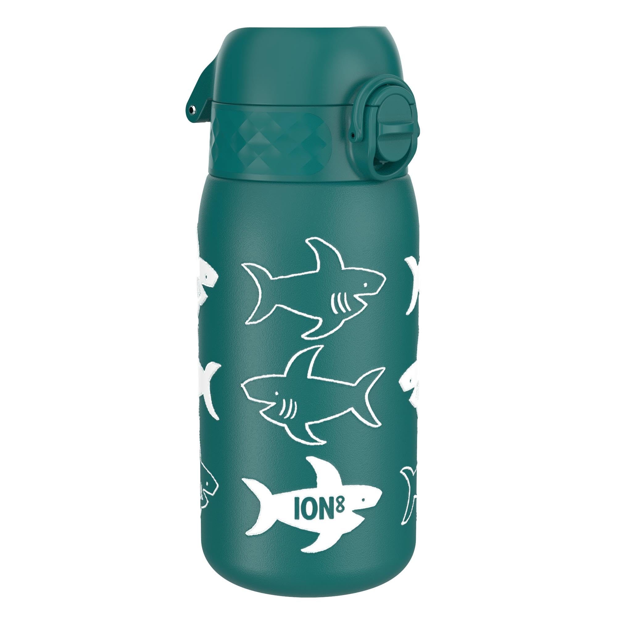 Ion8 Leak Proof Thermal Steel Water Bottle, Insulated, Sharks, 320Ml (11Oz)