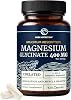 Glicinato de Magnesio 400mg, Alta Absorción, Sueño, Calma y Soporte Muscular | Apoyo para Relajación, Sueño, Músculos, Huesos y Salud del Corazón para Mujeres y Hombres, Suplemento de Glicinato de Magnesio Quelado, 120 Cápsulas 1
