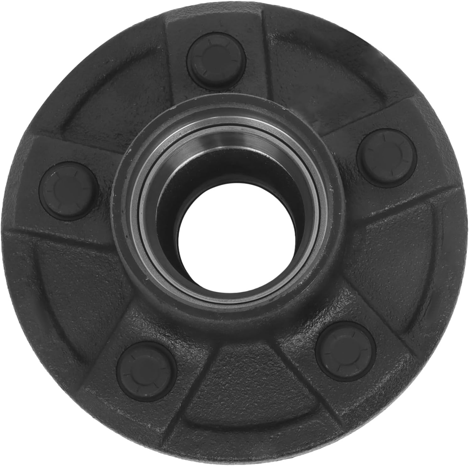 GXYWADY 2 Sets 5 on 4.5' Trailer Hub Kit and 8.25' Square Spindle Replacement for 3500 lbs 84 Spindle with Trailer Bearing Kit (6 Pieces/Set)