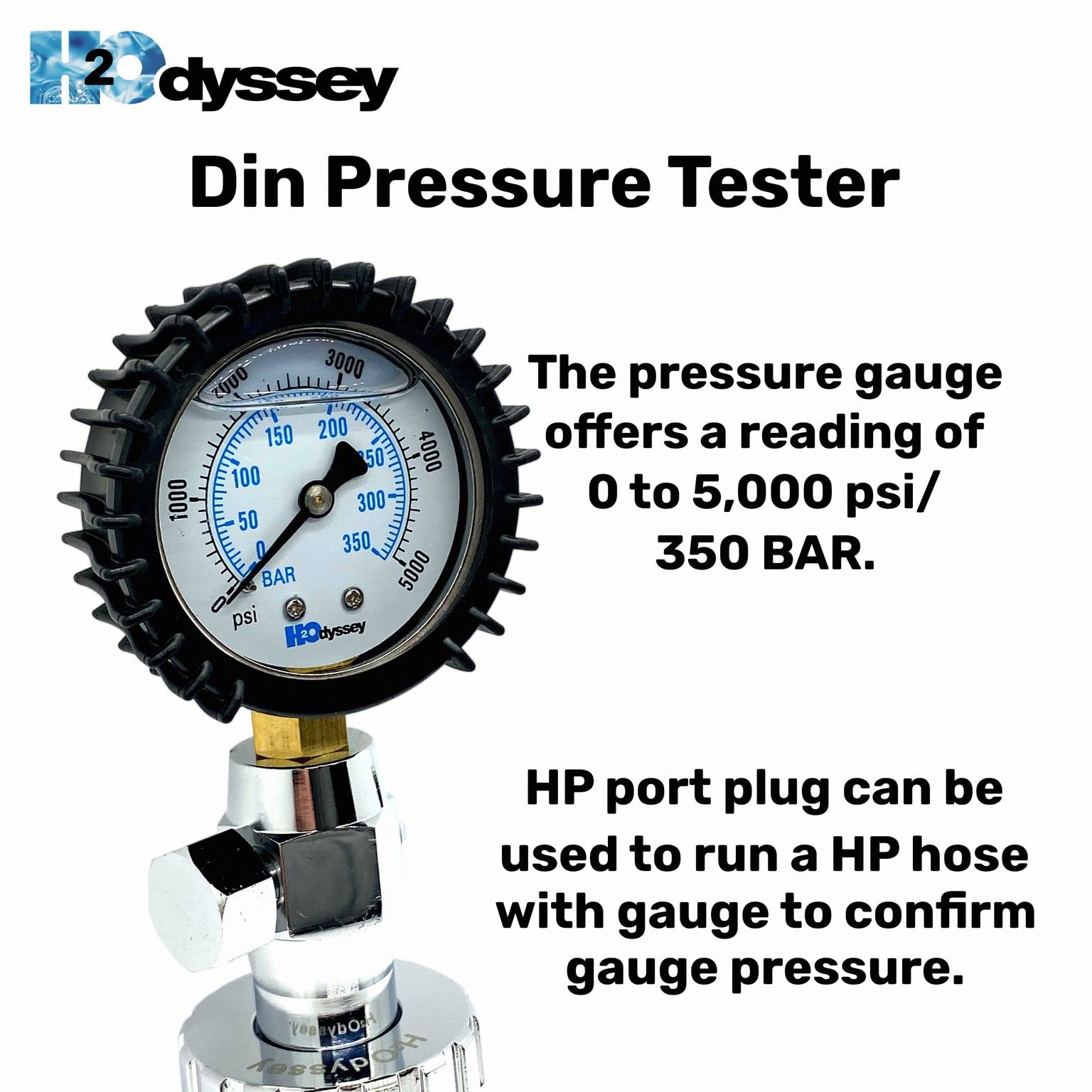 XS Scuba High Pressure Gauge Hose, 6